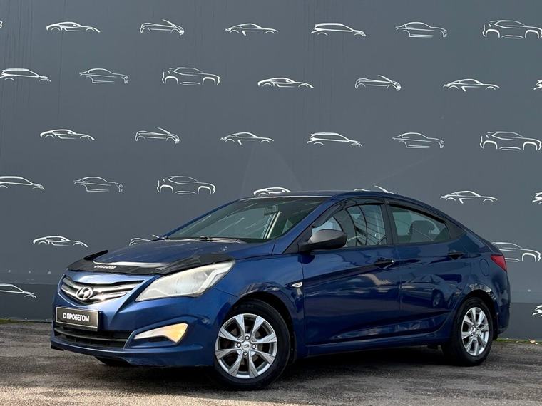 Hyundai Solaris , синий