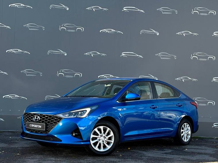 Hyundai Solaris Elegance, синий