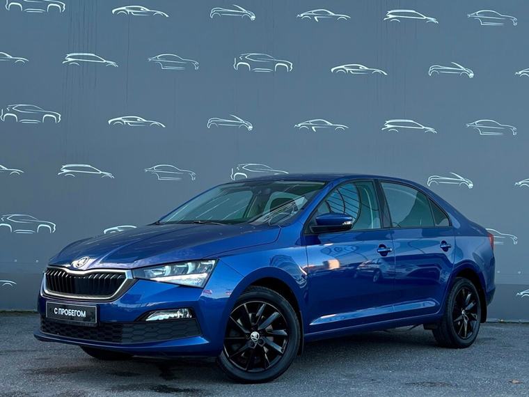 Skoda Rapid Ambition, синий