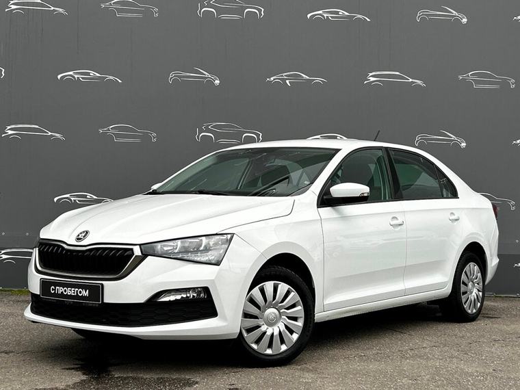 Skoda Rapid Ambition, белый